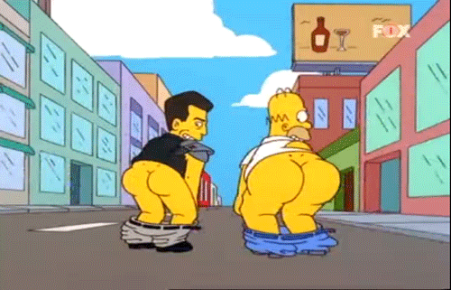 Image result for simpsons NSFW gif