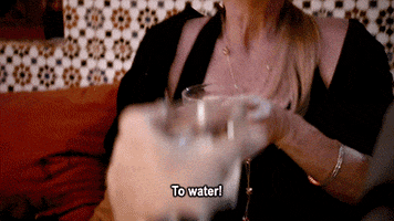 Drinking Kim Richards animated GIF