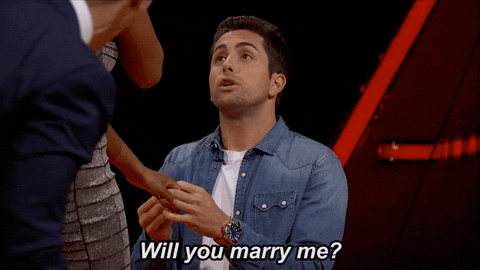 pedir em casamento em inglês