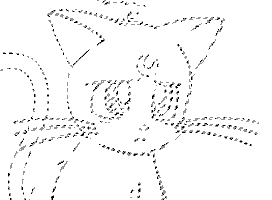 Cat Moon animated GIF