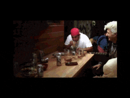 Food Disappears In To Table Food On Table animated GIF