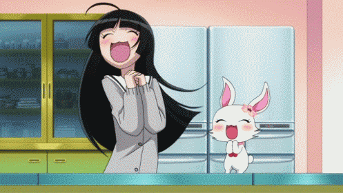 cute anime girl gifs