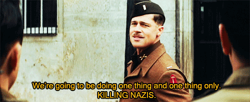 gif of nazi looking at the arc raiders