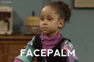 Annoyed Facepalm animated GIF