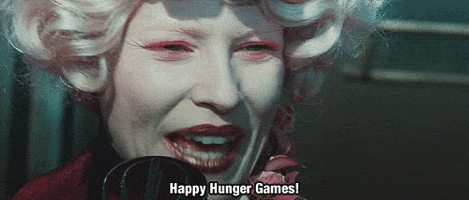 Happy The Hunger Games animated GIF