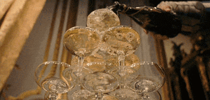 Champagne Drunk In Luxury animated GIF