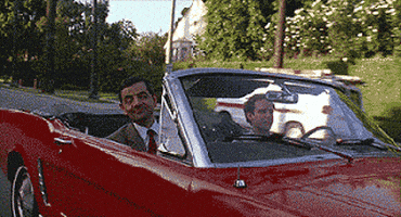 Middle Finger Mr Bean animated GIF
