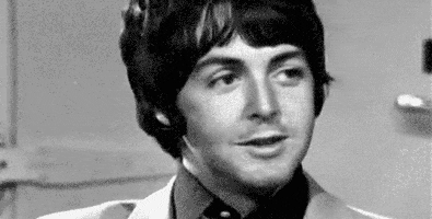 Paul Mccartney The Beatles animated GIF
