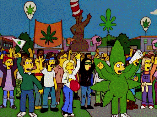 Stoned The Simpsons Find And Share On Giphy