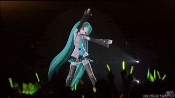Hatsune Miku Japanese animated GIF
