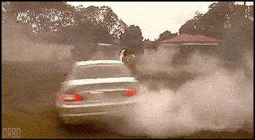 Car Donuts animated GIF