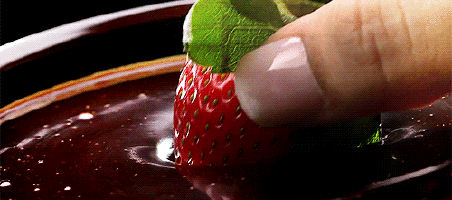 chocolate strawberry GIF by HuffPost