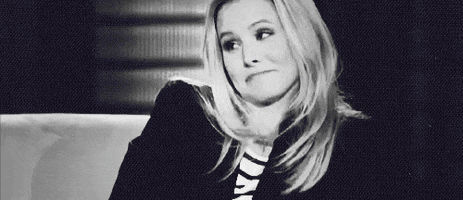 Kristen Bell Sigh animated GIF
