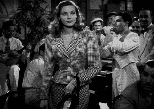 lauren bacall gif by maudit