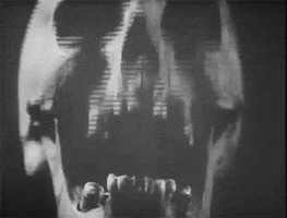 Black And White Horror animated GIF