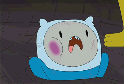 adventure time fighting gif