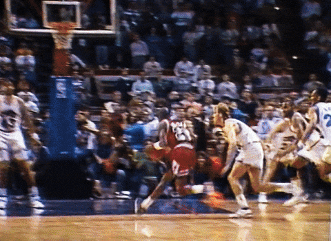 Michael Jordan Basketball GIF - Michael Jordan Basketball Dunk