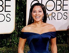 New trending GIF tagged gina rodriguez golden globes… | Trending Gifs