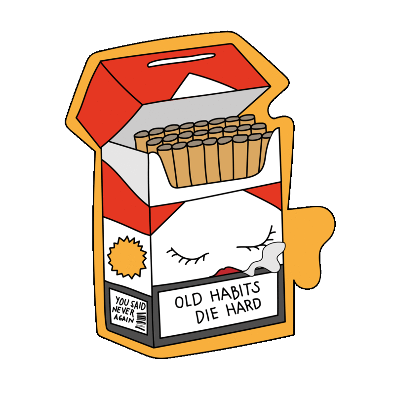 Pack Of Cigarettes Stickers