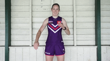 No Deal Aine GIF by Fremantle Dockers