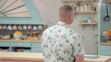 Bored Look GIF by The Great British Bake Off