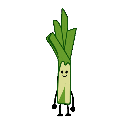 Leek Hello Sticker by Petrella