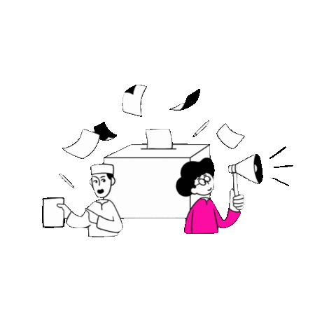 The Muslim Vote Sticker