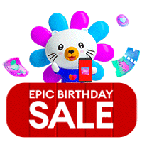 Birthday Sale Sticker by Lazada Singapore