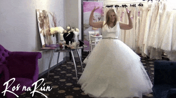Wedding Dress Modelling GIF by Ros na Rún