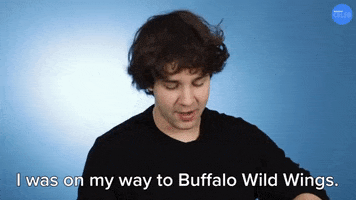 Buffalo Wild Wings David Dobrik GIF by BuzzFeed