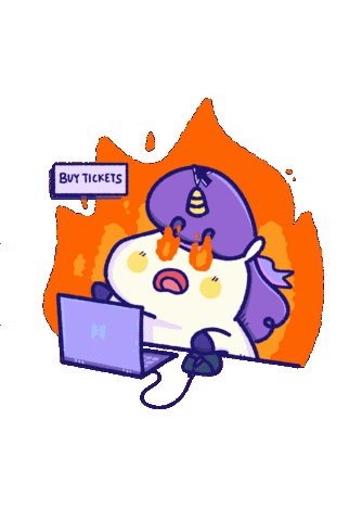 Panic Ohdoodlez Sticker