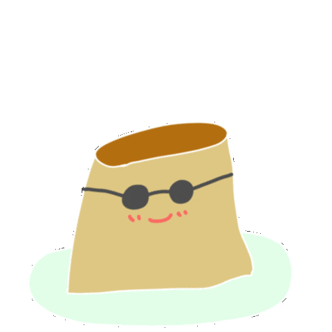 Pudding ぷりん Sticker