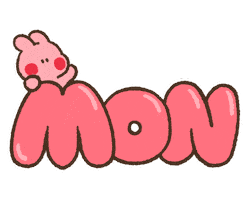 Monday Week Sticker by antomignon