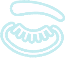 Beauty Lashes Sticker by Bambii B