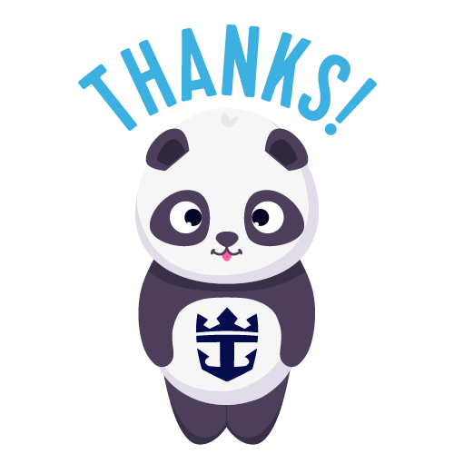 Thanks Hearts Sticker by Royal Caribbean