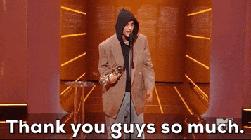 Justin Bieber Thank You GIF by 2021 MTV Video Music Awards