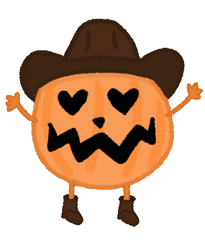 Halloween Orange Sticker by Melissa