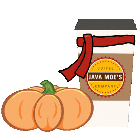 Pumpkin Spice Fall Sticker by Java Moe's Coffee Company