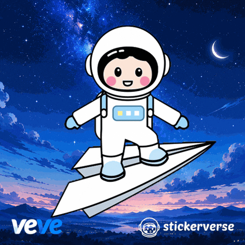 Flying In Space GIF by VeVe