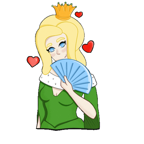 In Love Princess Sticker