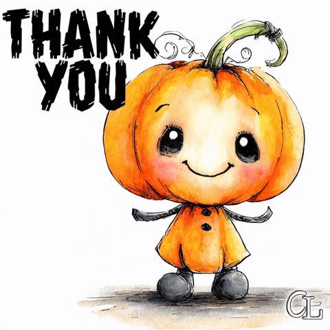 Halloween Thank You GIF