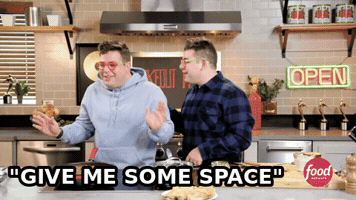 Stay Back Hands Up GIF by potashtwins