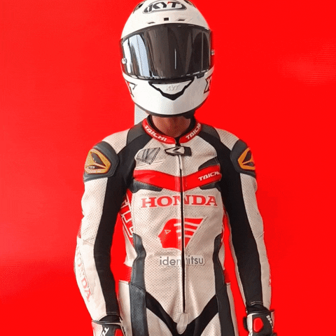 Motorcycle Racing Peace GIF by Honda Racing India