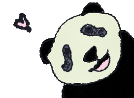 Panda Love Sticker