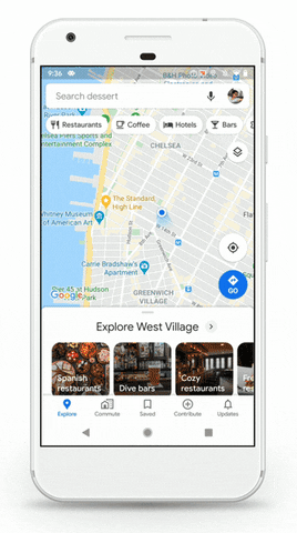 Google Map GIF