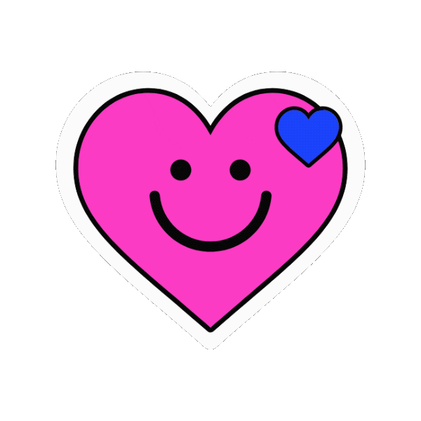 In Love Hearts Sticker by uniLah. The Student App