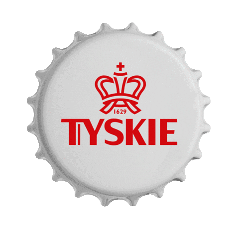 Beer Drinking Sticker by Tyskie Pils