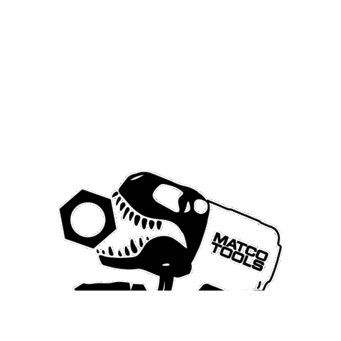 T Rex Dinosaur Sticker by Matco Tools