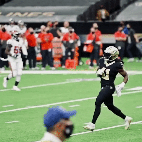 Flying Kick GIF by New Orleans Saints