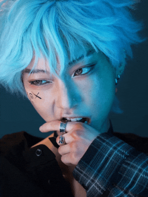 Beautiful Girl Flirting GIF